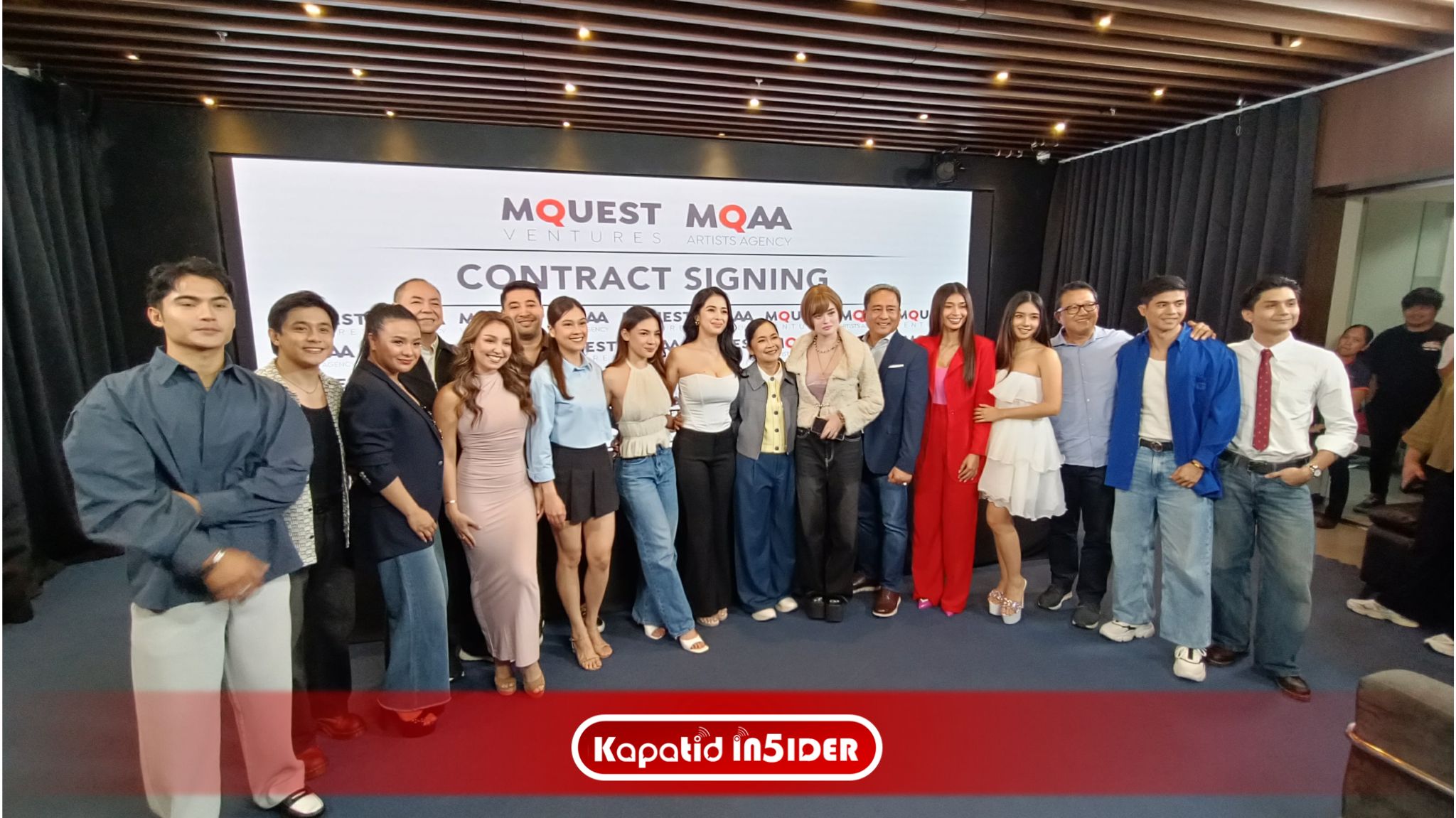 MQUEST ARTISTS AGENCY WELCOMES 8 NEW TALENTS IN BIGGEST CONTRACT SIGNING