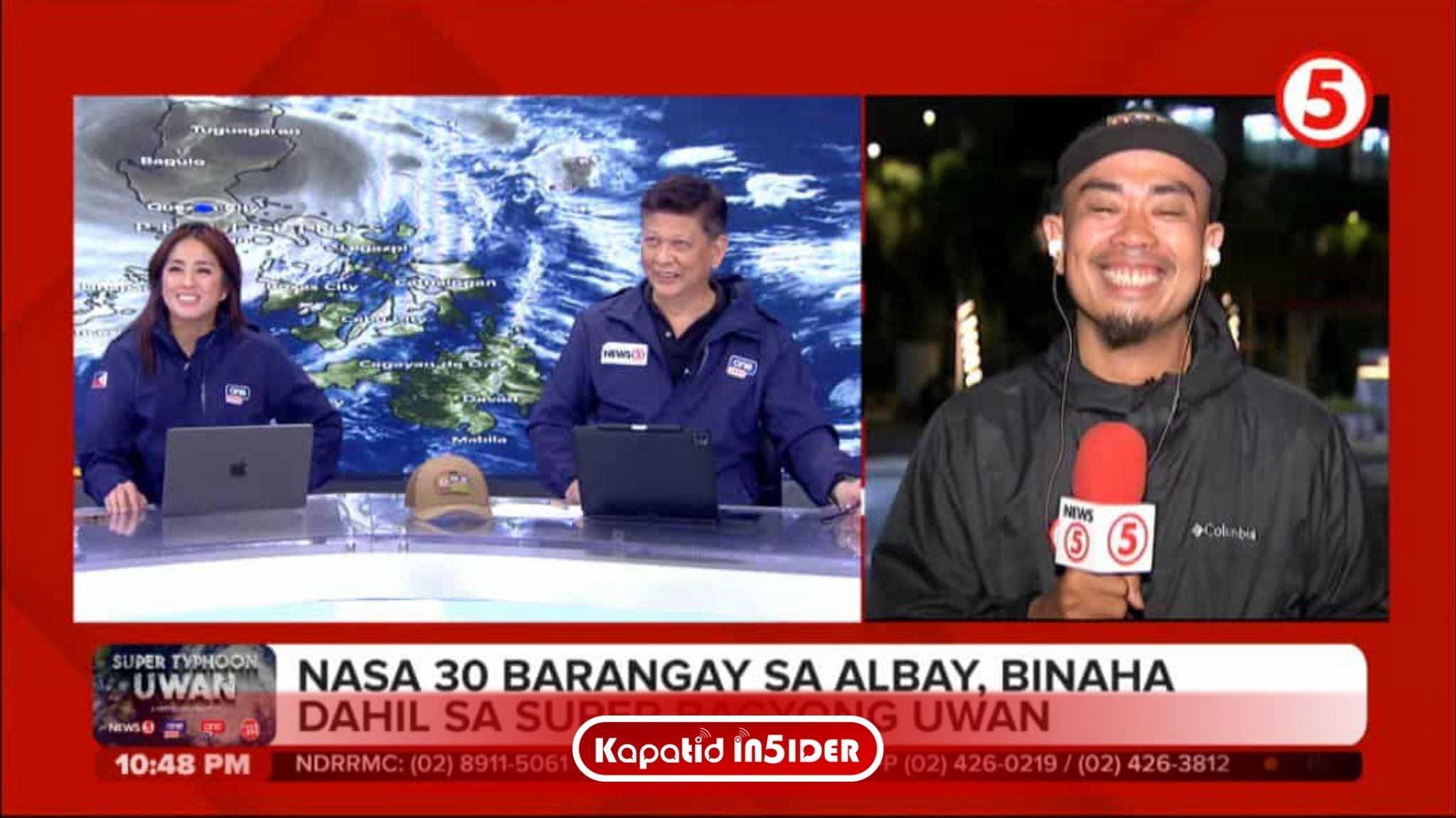 NETIZENS PRAISE NEWS5 CAMERAMAN MAC ORTIZ FOR COMPOSED LIVE REPORT AMID TYPHOON UWAN