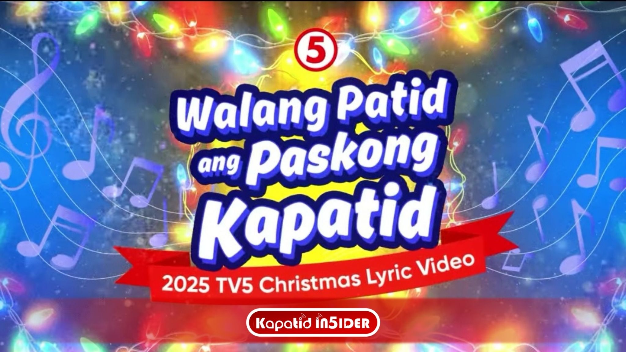 TV5 TO UNVEIL LYRIC VIDEO FOR CSID “WALANG PATID ANG PASKONG KAPATID”