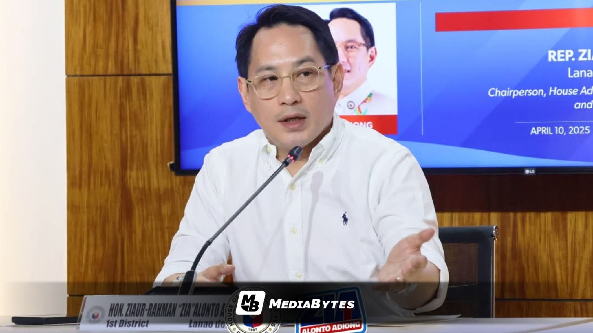 ADIONG VOWS TO CRAFT CONSTITUTIONALLY SOUND ANTI-POLITICAL DYNASTY BILL