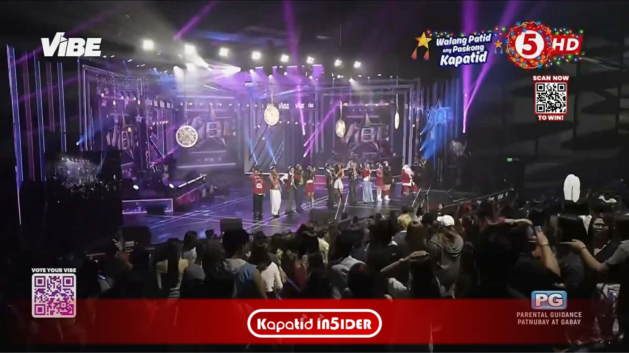 FESTIVE AND JOLLY CHRISTMAS VIBES TAKE OVER “VIBE”