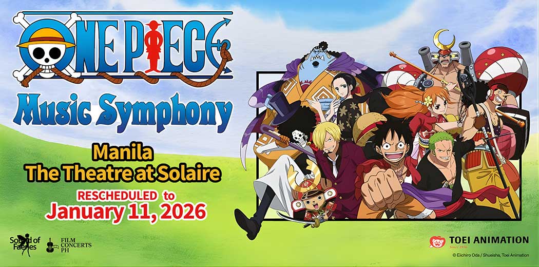 ‘ONE PIECE MUSIC SYMPHONY’ RETURNS TO MANILA IN JANUARY 2026 AFTER TYPHOON POSTPONEMENT