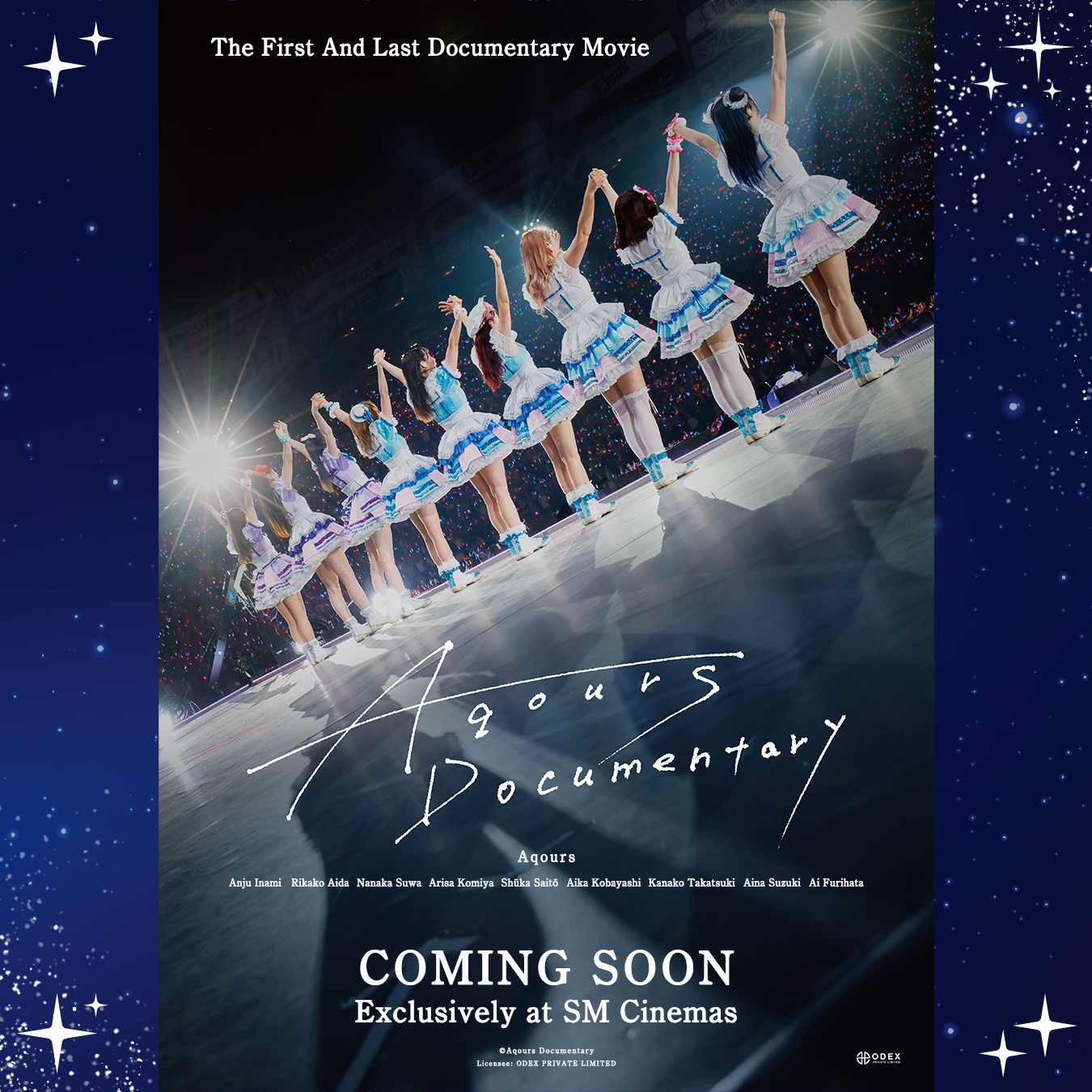 “THE FIRST AND LAST DOCUMENTARY MOVIE” AQOURS DOCUMENTARY COMING SOON TO THE PHILIPPINES VIA ODEX PHILIPPINES