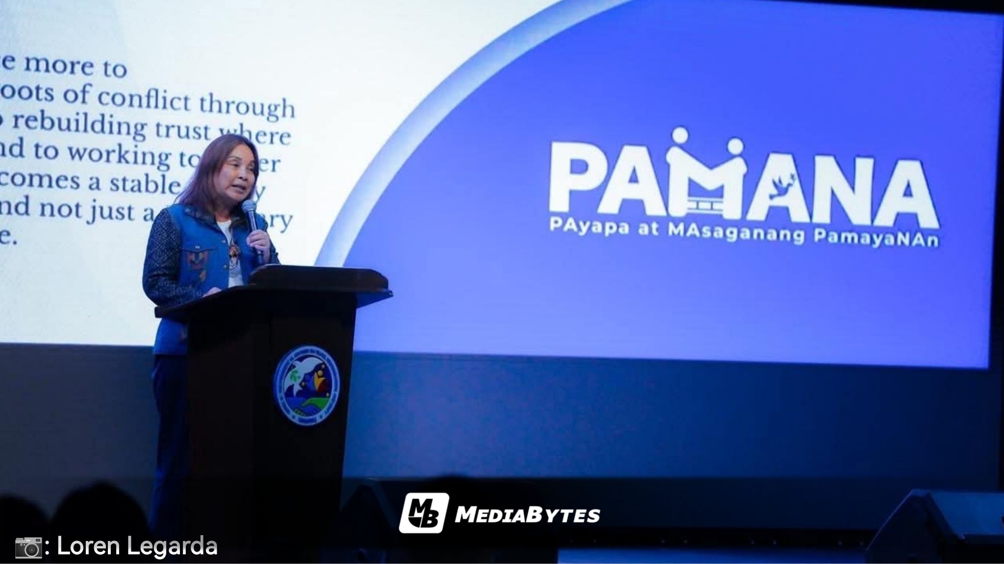 LEGARDA HIGHLIGHTS PEACEBUILDING LEGACY AT PAMANA PROGRAM MOA SIGNING